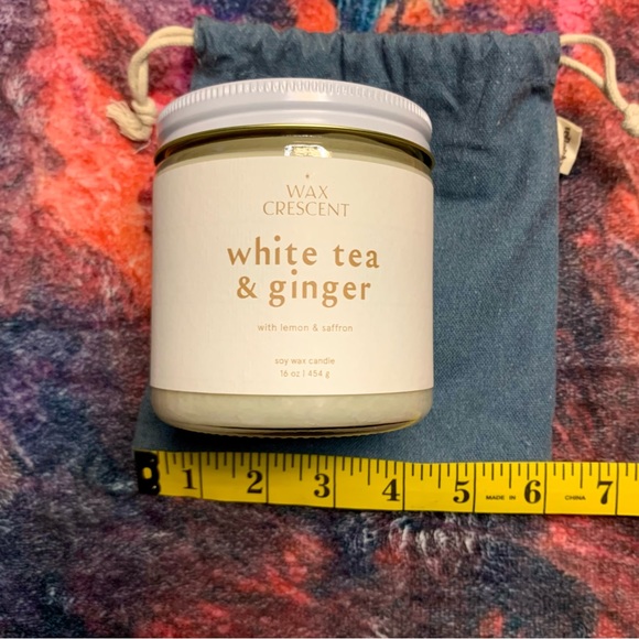 💜 Wax Crescent White Tea & Ginger Candle NWT - Picture 8 of 14
